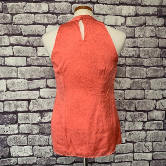 Ann Taylor Orange Sleeveless Blouse Size 4 - Picture 5 of 8